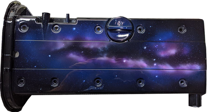 Purple Galazy Engine Cover